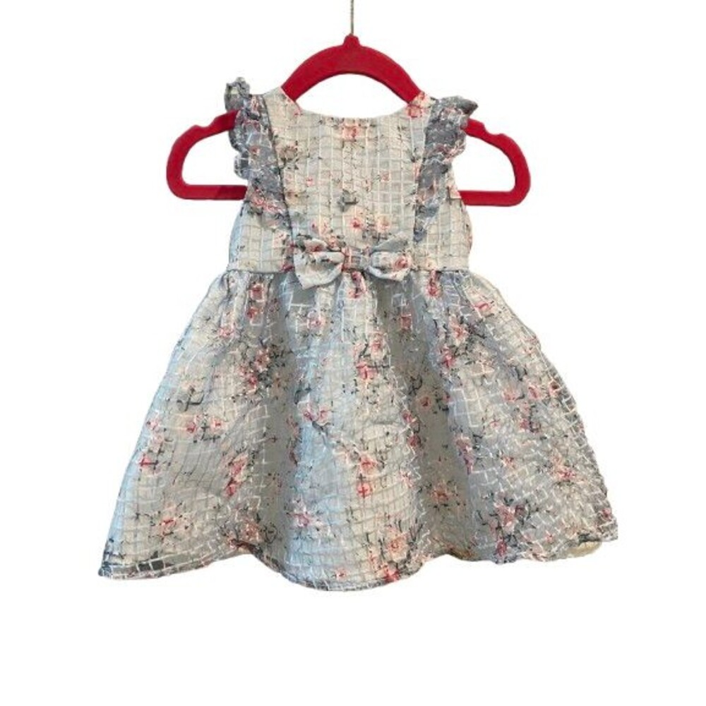 Baby Girl's 6-9 Month Dress Mia & Mimi Sleeveless w/ liner Floral